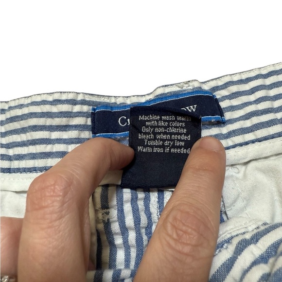 Croft & Barrow Men’s Shorts Navy Blue Striped Size 34 Casual - Picture 3 of 6